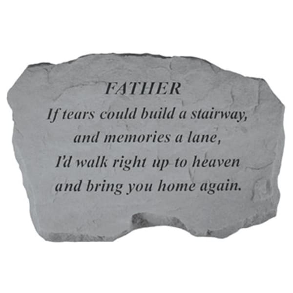 Kay Berry Father-If Tears Could Build A Stairway - Memorial - 16-in. x 10.5-in. x 1.5-in. KA313594 - main